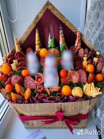 Мужской съедобный букет