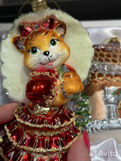 Елочные игрушки ирена кошкин дом