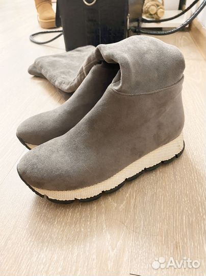 Сапоги высокие