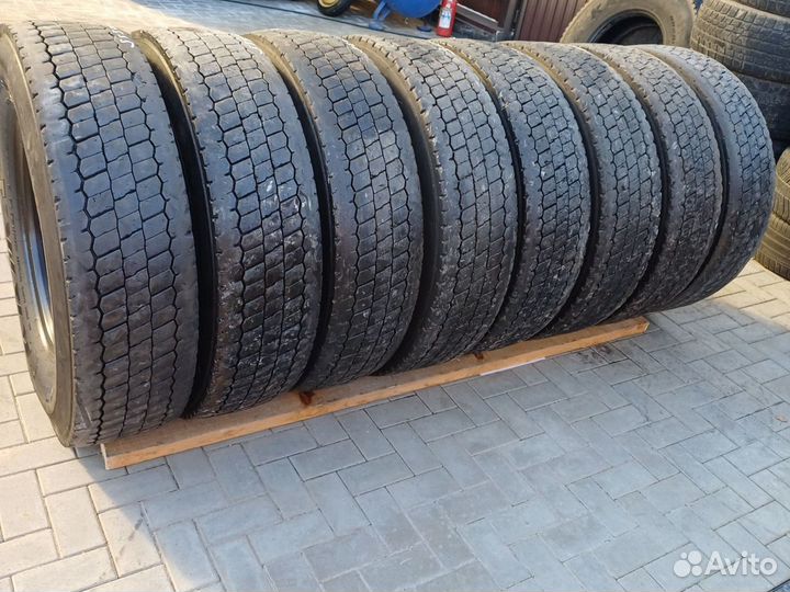 Грузовые шины б/у 295/80 R22.5 кама NR202