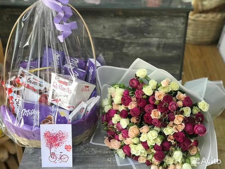 Корзина сладостей Милка