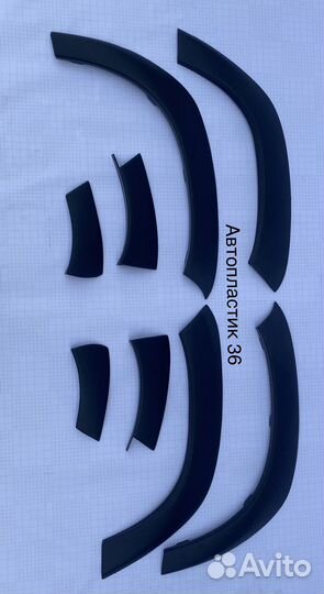 Накладки на арки renault duster