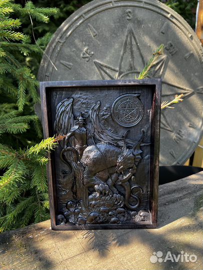 Астарот темный лик демона из массива дуба