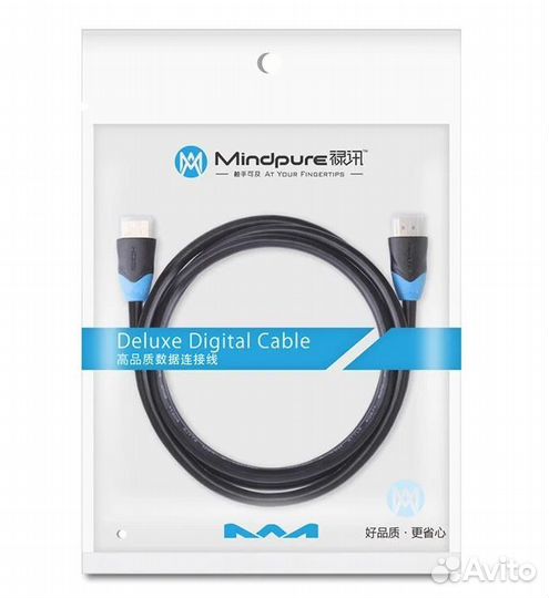 Кабель Mindpure hdmi (M) - hdmi (M) 2.0 HD001 5м