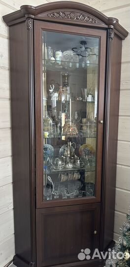 Шкаф Сервант буфет угловой