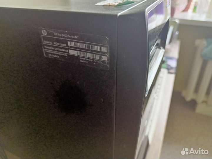 Компьютер HP Pro 3400 Series MT
