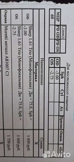 Очки для зрения женские