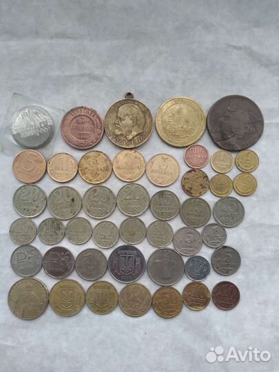 Монеты разные
