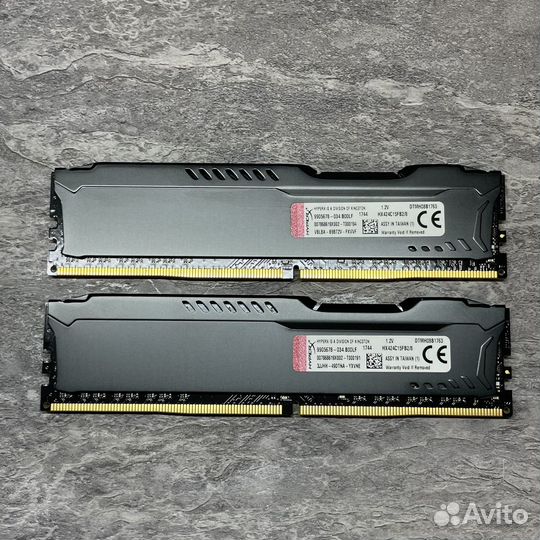 Оперативная память Hyper X Fury 8gb x2 2400