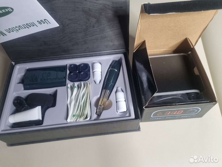 Машинка для перманентного макияжа с блоком