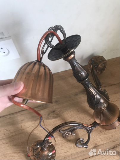 Люстра светильник потолочный с плафонами рабочий