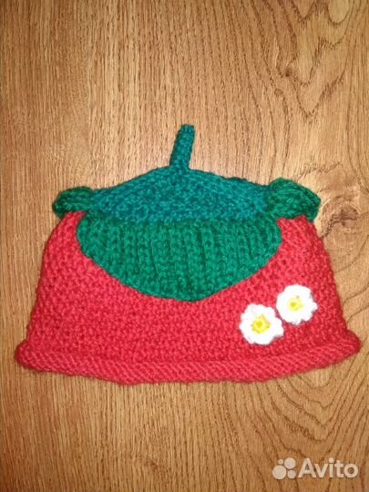 Детская вязаная шапочка