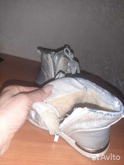 Ботинки демисезонные для девочки 29 размер