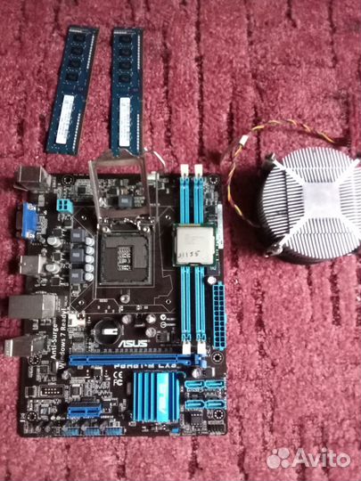 Комплекты soket s1155, мать проц память корпуса