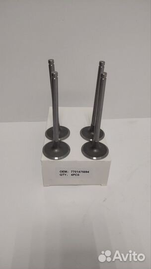 Комплект клапанов Логан ларгус k7m k7j 8 штук