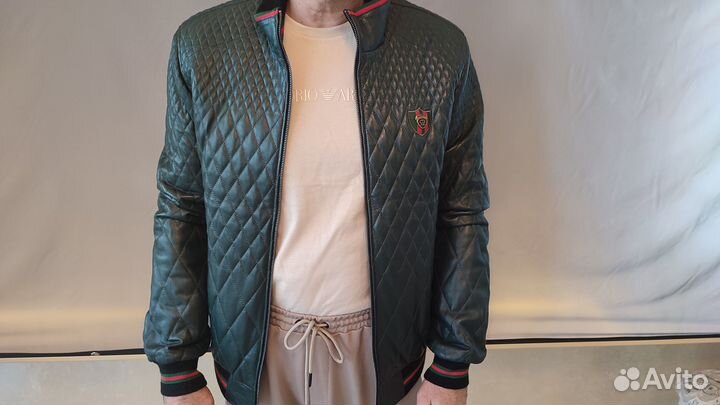 Кожаная куртка мужская