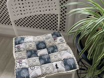 Подушки текстильные с завязками на стулья