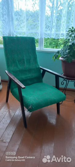 Кресло СССР. Каркас крепкий. Под реставрацию