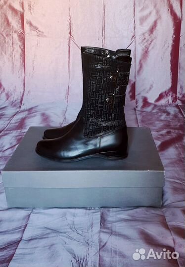Новые сапоги нат.кожа Италия 