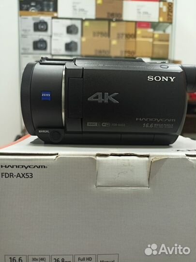 Видеокамера Sony FDR-AX53 черный
