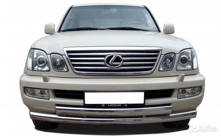 Защита бампера 76/60 мм Toyota Land Cruiser 100