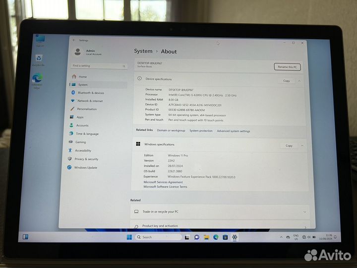 Ультрабук трансформер Microsoft Surface Book 4k