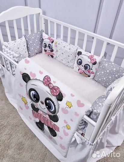 Комплекты бортиков с одеялом для кроватки