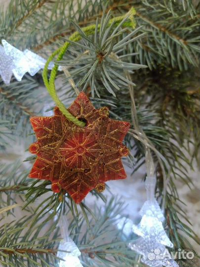 Ёлочные украшения хендмейд