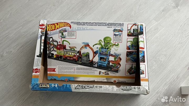 Трек хот вилс автомойка осьминог