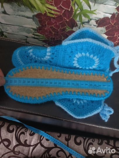 Домашние тапочки ручной работы