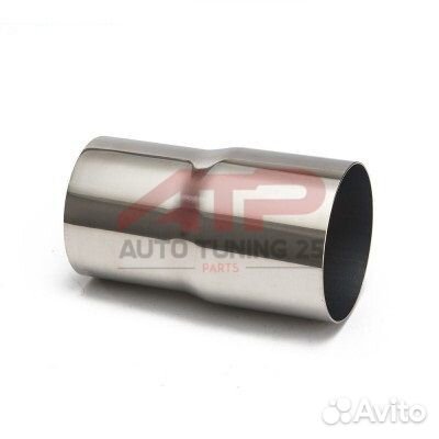 Переходной пайп нержа 51мм ) 76мм