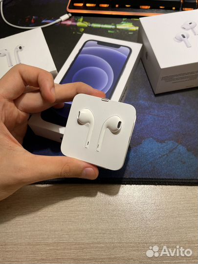 Наушники apple earpods lightning оригинал