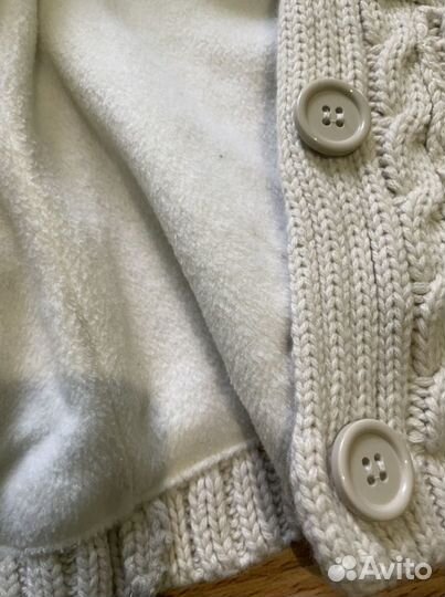 Теплая кофта для девочки