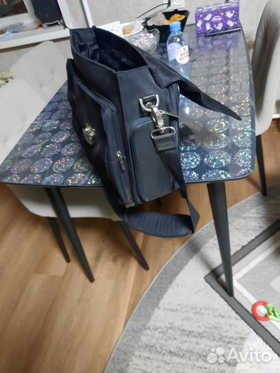 Мужской кожаный портфель италия