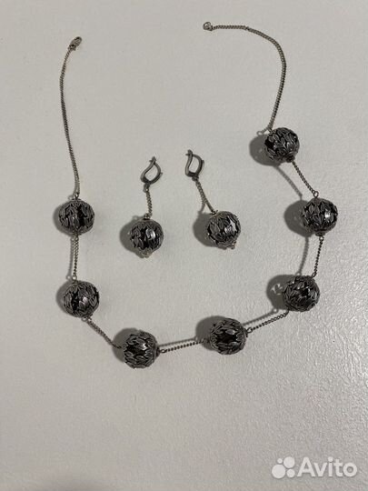 Колье и серьги