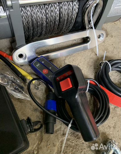 Лебедка electric winch 12000 / 12v кевлар