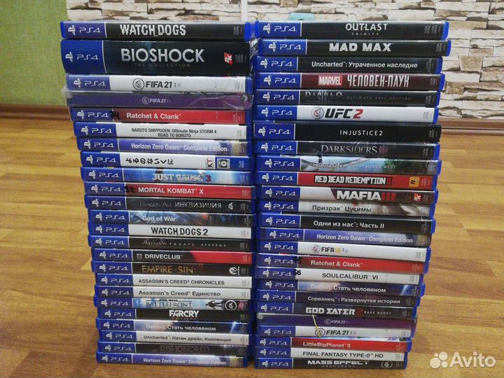 Диски на ps4