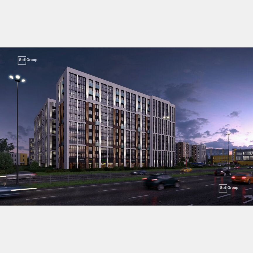 1-к. квартира, 43,5 м², 1/12 эт.