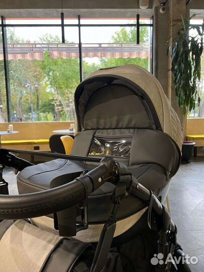 Коляска 2 в 1 эко кожа