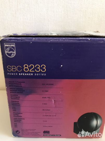 Динамики philips SBC 8233