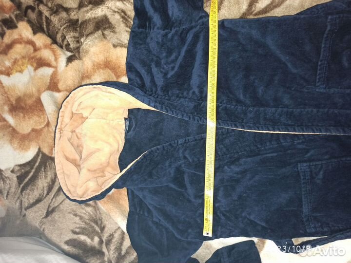 Мужской махровый халат с капюшоном