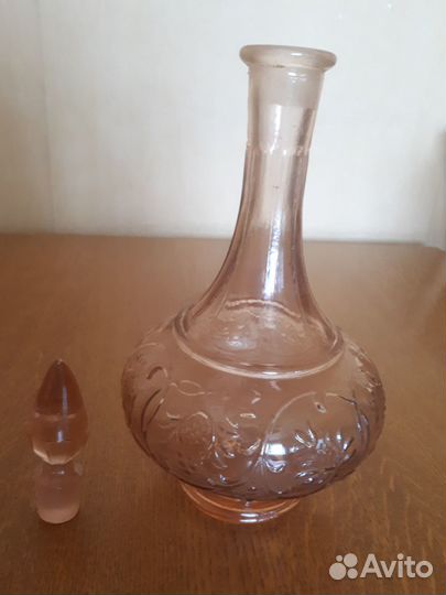 Графин цветное стекло СССР