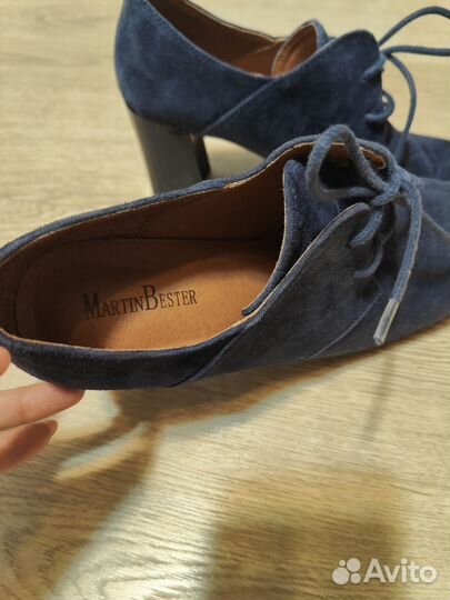 Ботильоны Martin Bester нат замша 38