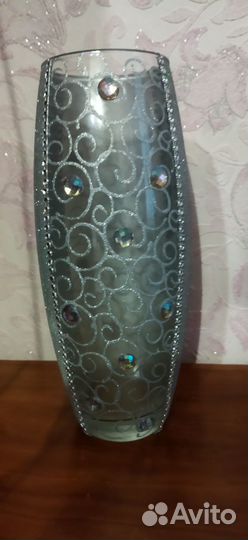 Ваза цветное стекло. Предложите свою цену