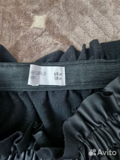 Юбка кожаная для девочки