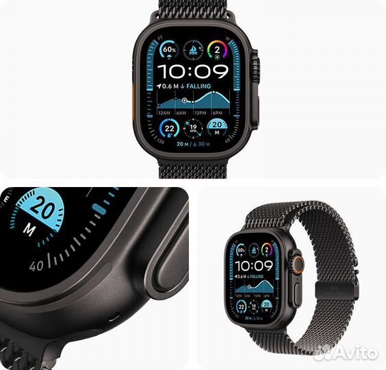 Часы Apple watch Ultra 2 black Ocean