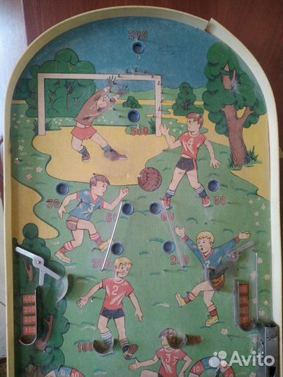 Детский настольный бильярд Футбол, СССР