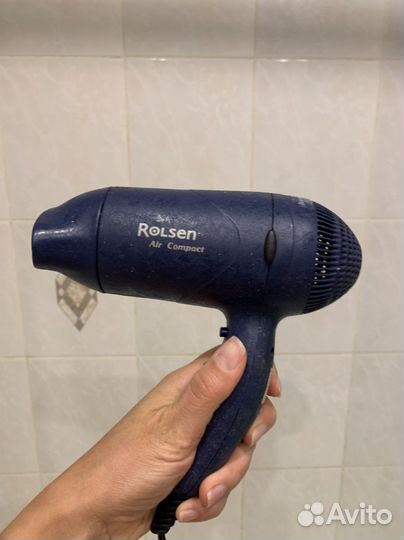 Фен Rolsen HD-2010, компактный, 1400Вт