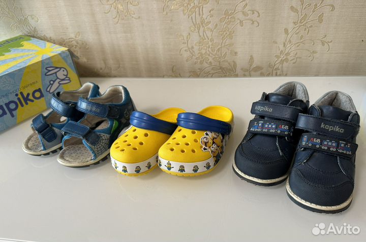 Сандали kapika, crocs