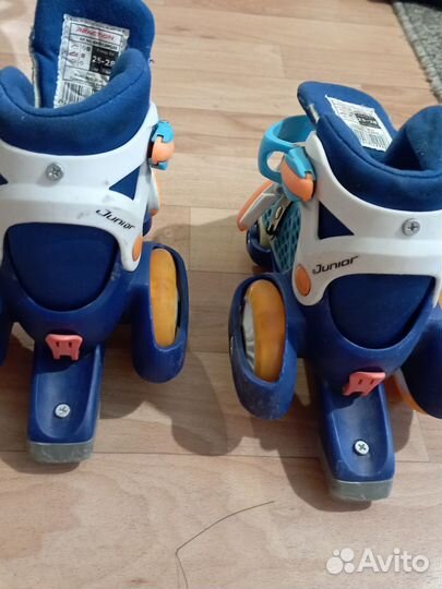 Роликовые коньки детские раздвижные